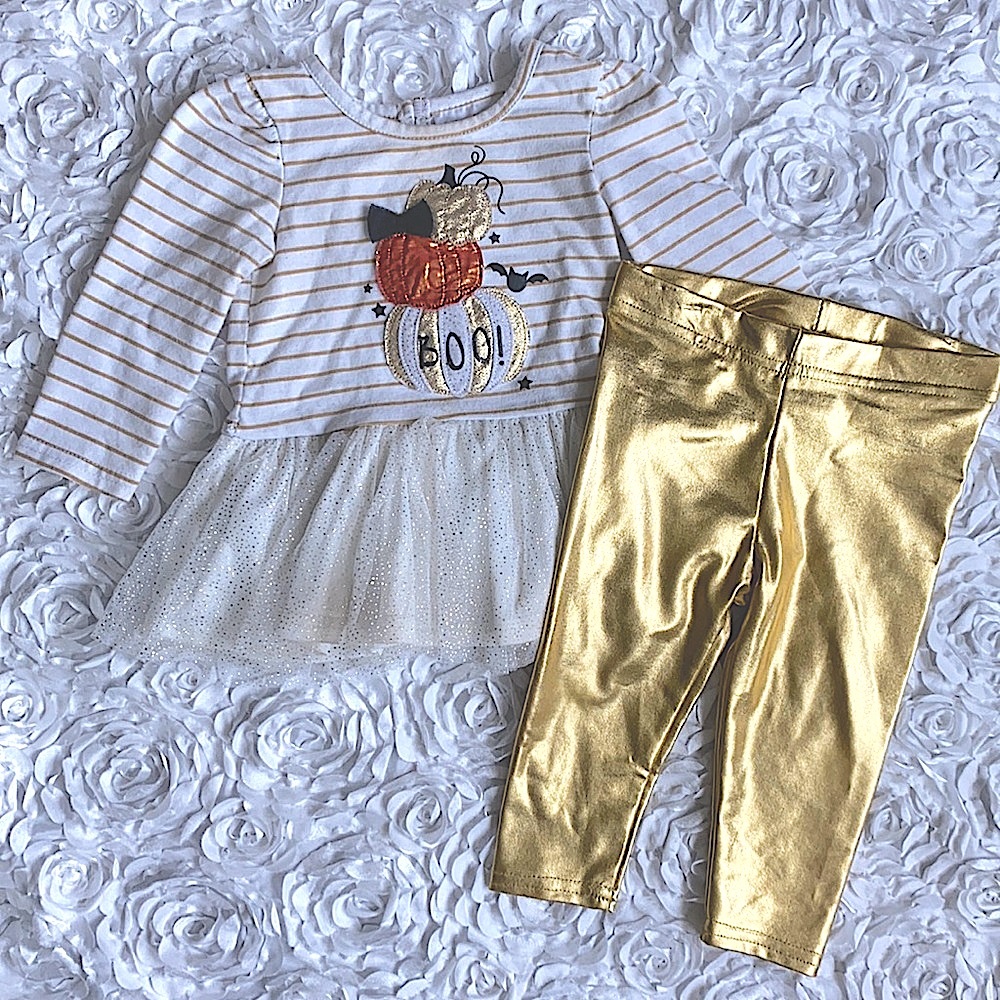 . fall Halloween outfit size 12 months